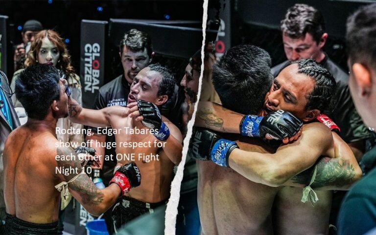 At ONE Fight Night 10, Rodtang and Edgar Tabares displayed a tremendous amount of respect for one another.