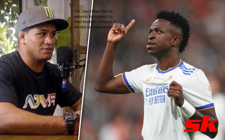 Gilbert Burns, a star of the UFC, has offered his support to Vinicius Jr. of Real Madrid in the midst of the racism crisis.