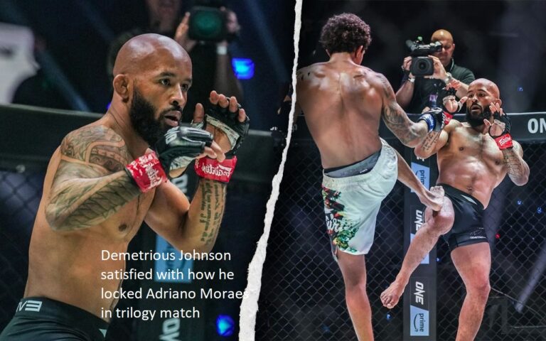 The victory over Adriano Moraes left Demetrious Johnson happy with his performance in the trilogy battle.