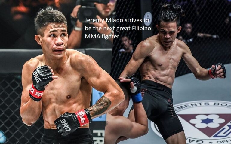 Jeremy Miado is working hard to establish himself as the next great Filipino mixed martial arts fighter.