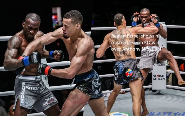 In his knockout victory over Anthony Njokuani, Regian Eersel displayed his ruthless side.