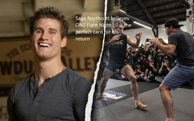 Sage Northcutt is confident that his comeback will go down without a hitch on the ONE Fight Night 10 show.