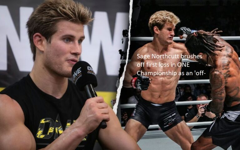 Sage Northcutt calls his first loss in ONE Championship a “off-night,” dismissing it as unavoidable.