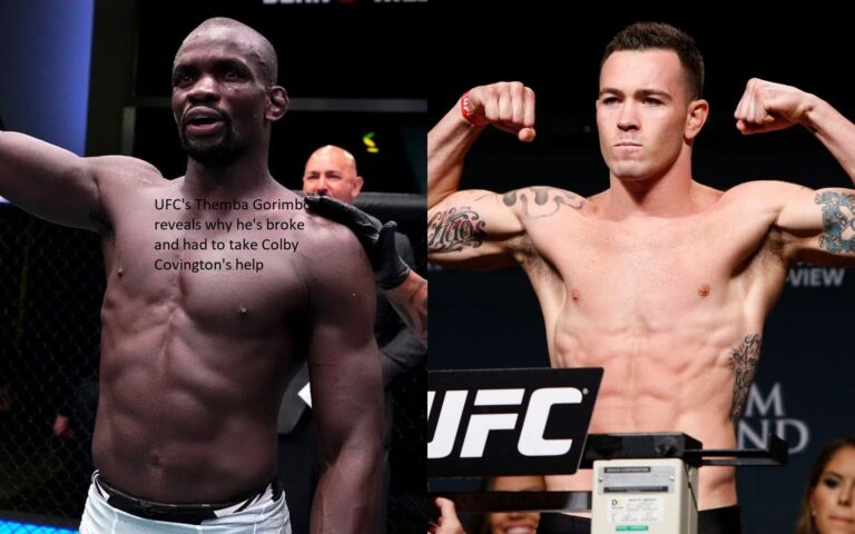 Themba Gorimbo of the UFC explains why he can’t pay his bills and why he turned to Colby Covington for assistance.