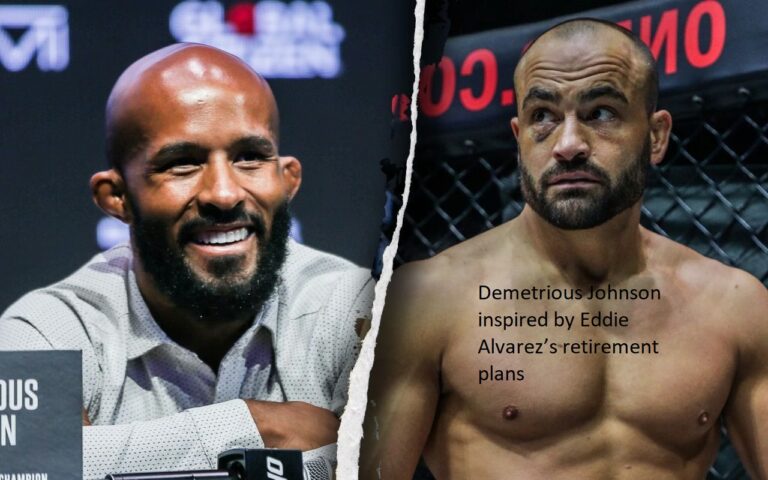 The impending retirement of Eddie Alvarez served as inspiration for Demetrious Johnson.
