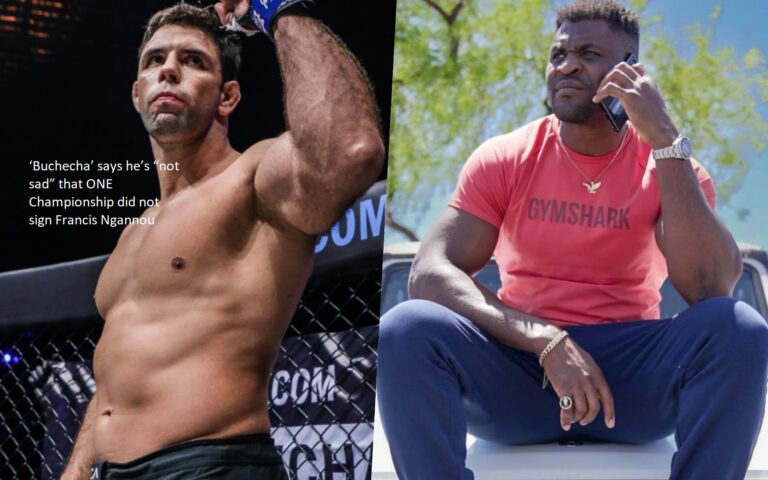 The fighter known as “Buchecha” has stated that he is “not sad” that ONE Championship did not sign Francis Ngannou.