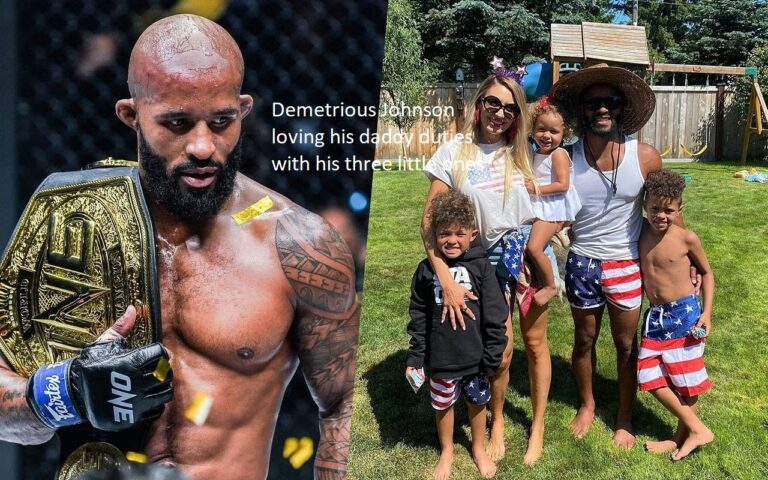 Demetrious Johnson delights in fulfilling his role as a father to his three young children.