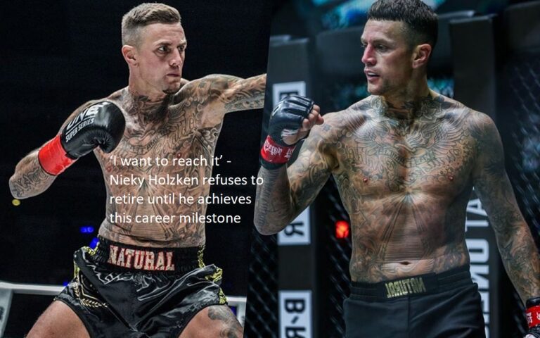 Nieky Holzken has stated that he will not call it quits in his professional life until he reaches this particular career goal.
