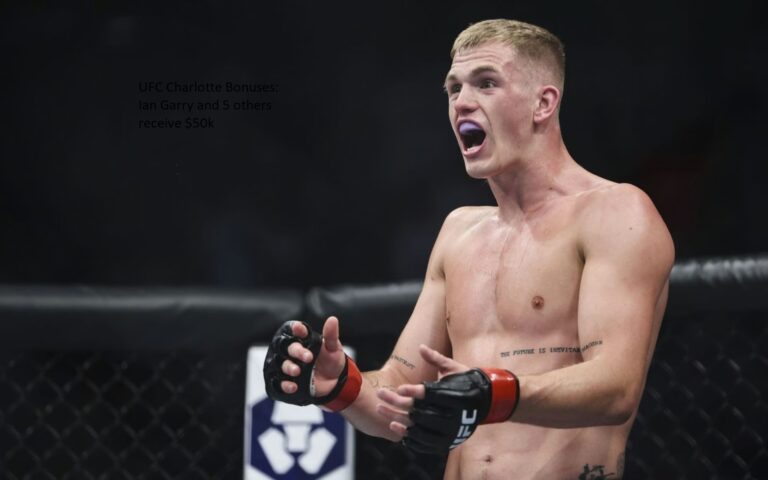 Bonuses for UFC Charlotte: Ian Garry and five others each receive $50,000
