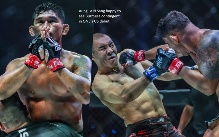 Aung La N Sang is pleased to see Burmese participants in ONE’s debut in the United States.