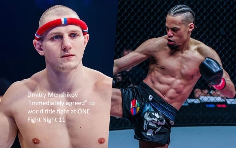 “Immediately agreed” is how Dmitry Menshikov responded when asked about fighting for the world title at ONE Fight Night 11.