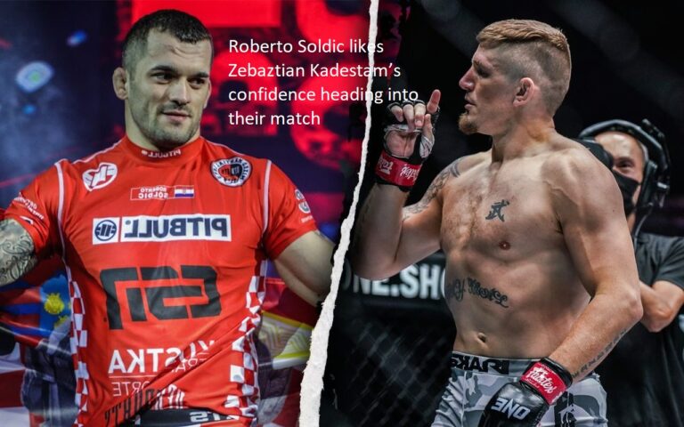 Before their match, Roberto Soldic appreciates Zebaztian Kadestam’s assurance.