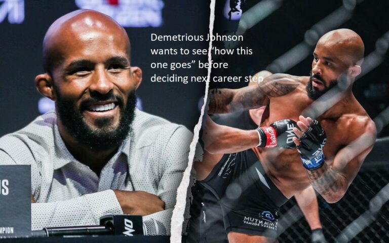 Before making his next professional move, Demetrious Johnson wants to see “how this one goes” first.