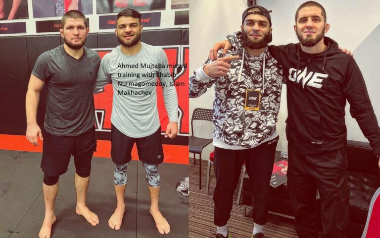 Ahmed Mujtaba skipped training with Islam Makhachev and Khabib Nurmagomedov.