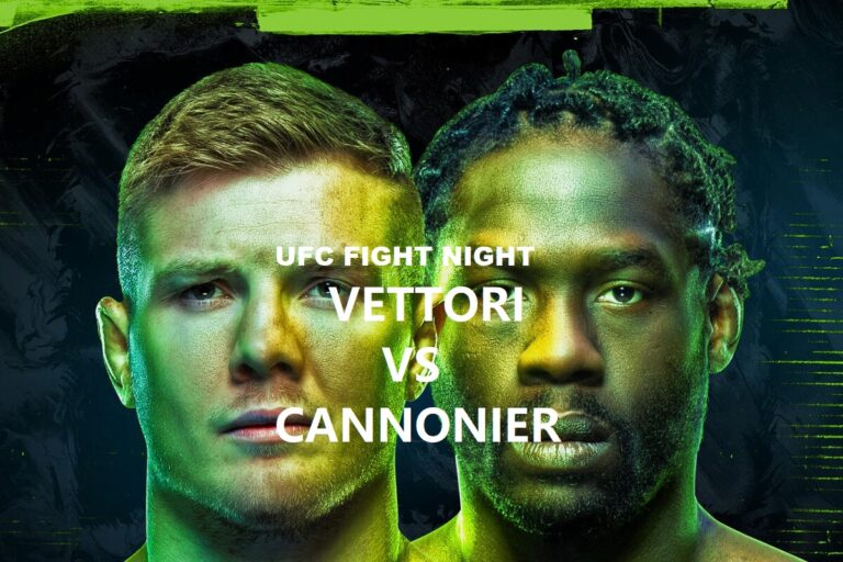 UFC FIGHT NIGHT:: Vettori vs. Cannonier June 17 2023