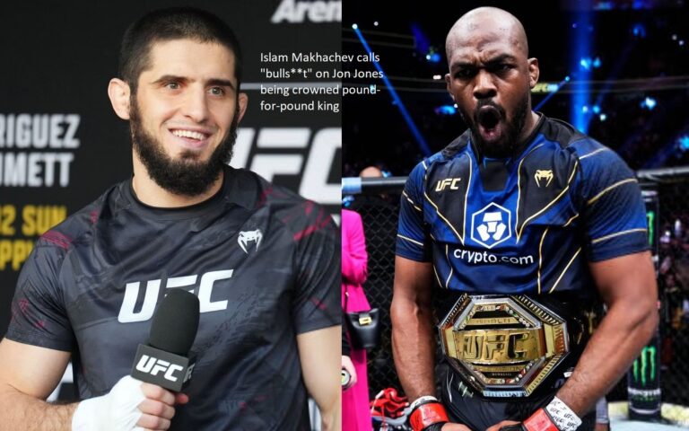 Jon Jones’s recent crowning as the pound-for-pound king has been labeled “bulls**t” by Islam Makhachev.