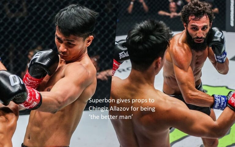 Chingiz Allazov is praised by Superbon as ‘the better man’ for his achievements.
