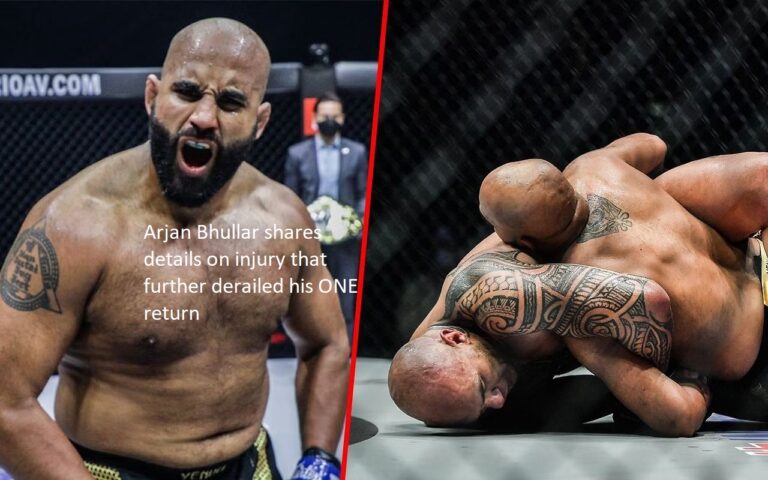 Arjan Bhullar discloses information about the injury that delayed his comeback to ONE even further.