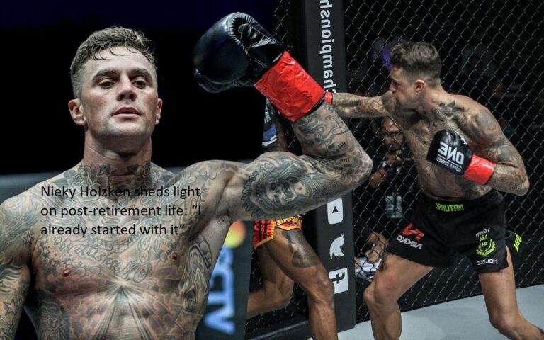 The following statement from Nieky Holzken sheds light on life after retirement: “I already started with it.”