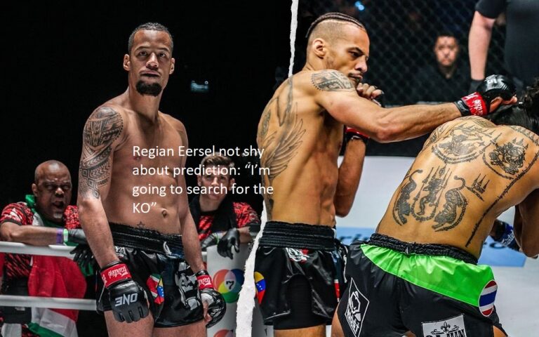 The forecast was made boldly by Regian Eersel, who said, “I’m going to search for the KO.”