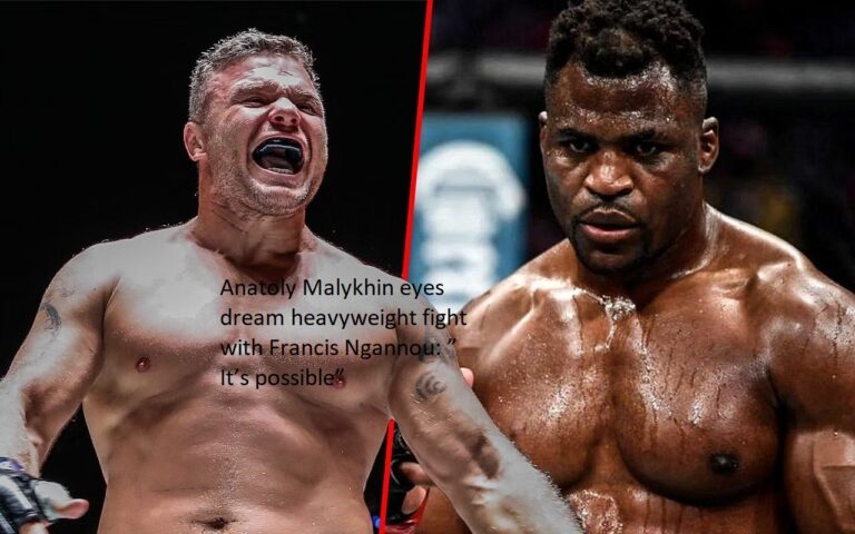 Anatoly Malykhin says that a bout with Francis Ngannou, his ideal opponent in the heavyweight division, is “possible.”