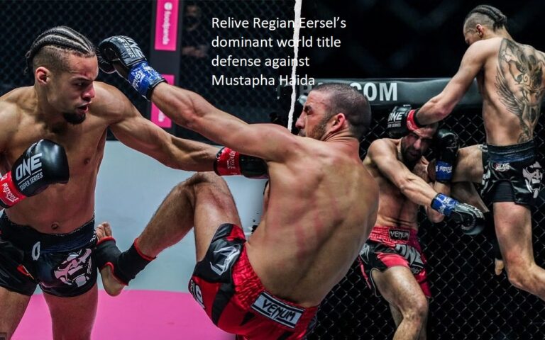 Experience again the dominant world title defense that Regian Eersel made against Mustapha Haida.