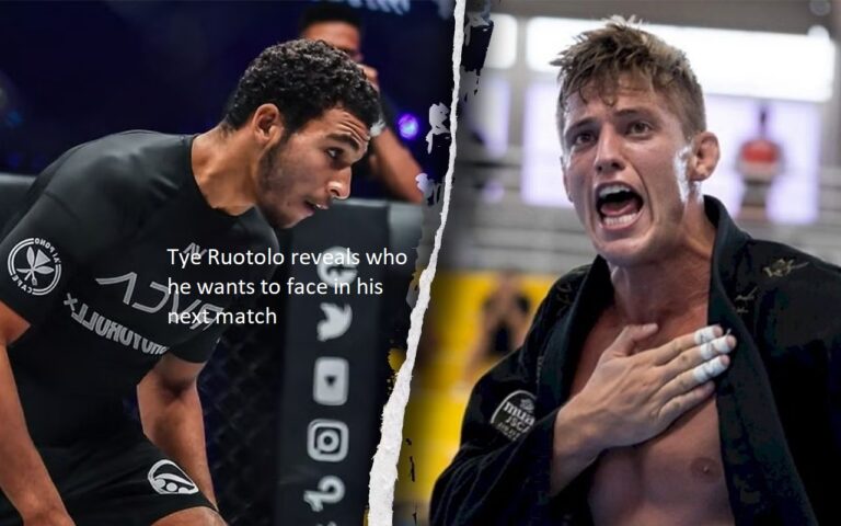 Tye Ruotolo names his desired opponent for his next bout and explains why.