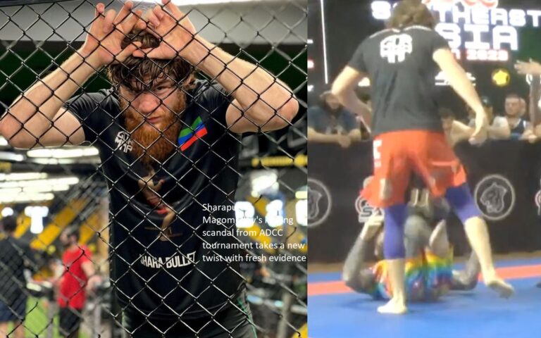 The kicking incident that occurred during the ADCC tournament involving Sharaputdin Magomedov takes a new turn with additional proof.