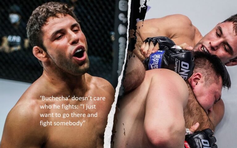 ‘Buchecha’ is unconcerned with his opponents: I simply want to go there and engage in combat.