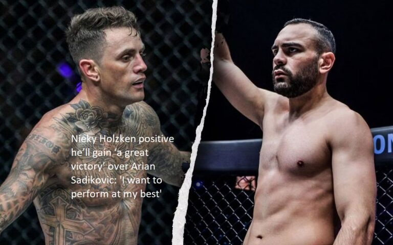 Nieky Holzken is certain that he will achieve ‘a big victory’ against Arian Sadikovic: “I want to do the very best that I can.”