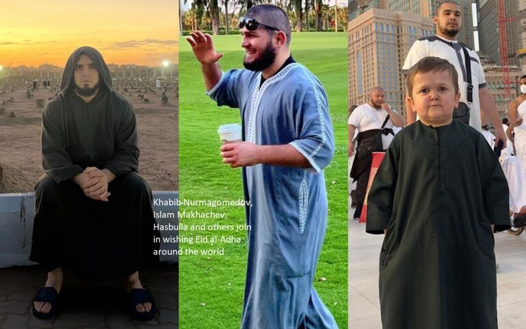Everyone from Khabib Nurmagomedov to Islam Makhachev and Hasbulla sends their best wishes for Eid al-Adha to the rest of the world.