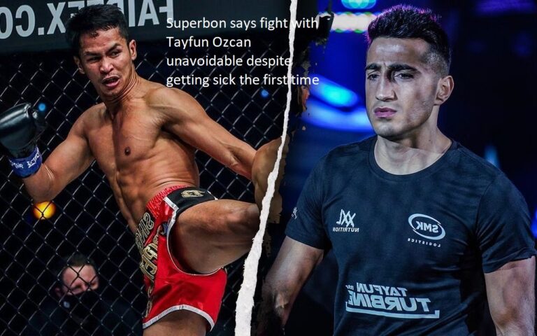Superbon says fight with Tayfun Ozcan unavoidable despite getting sick the first time