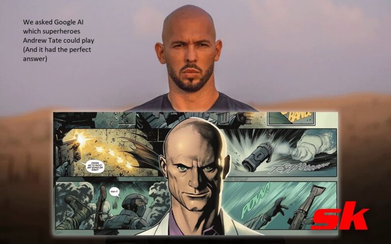 We queried Google AI to find out which superheroes Andrew Tate could portray, and it came up with the ideal response.