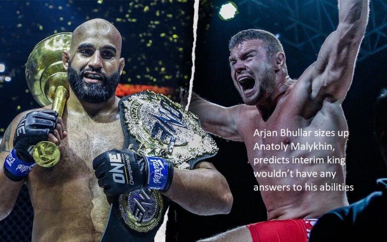 Arjan Bhullar sizes up According to Anatoly Malykhin, the interim king will not have any responses to the talents he possesses.