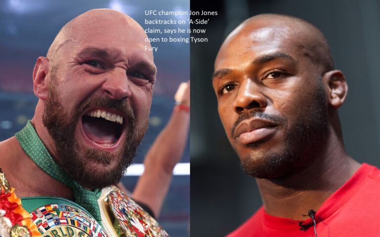 Jon Jones, the current champion of the Ultimate Fighting Championship, has walked back his ‘A-Side’ claim and stated that he is now open to boxing Tyson Fury.