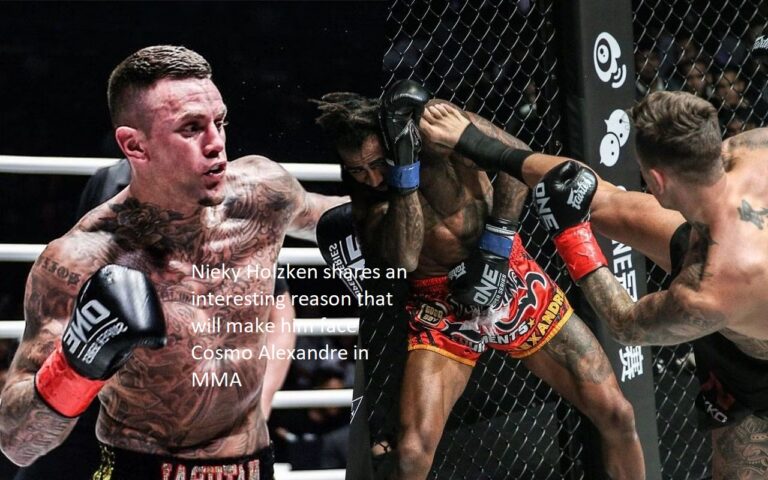 Nieky Holzken discusses the intriguing motivation behind his decision to compete against Cosmo Alexandre in mixed martial arts.