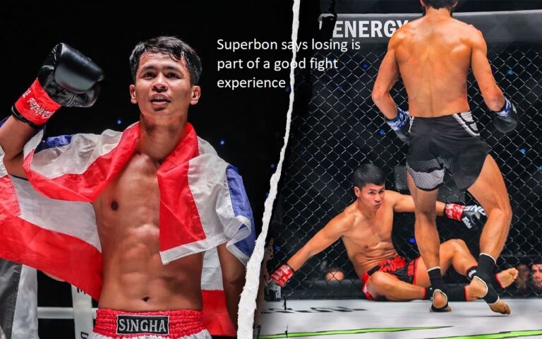 According to Superbon, defeat is an inevitable element of a worthwhile fighting experience.