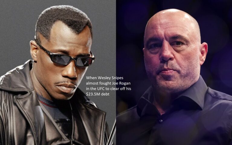 When Wesley Snipes came close to fighting Joe Rogan in the Ultimate Fighting Championship (UFC) to pay off his $23.5 million debt