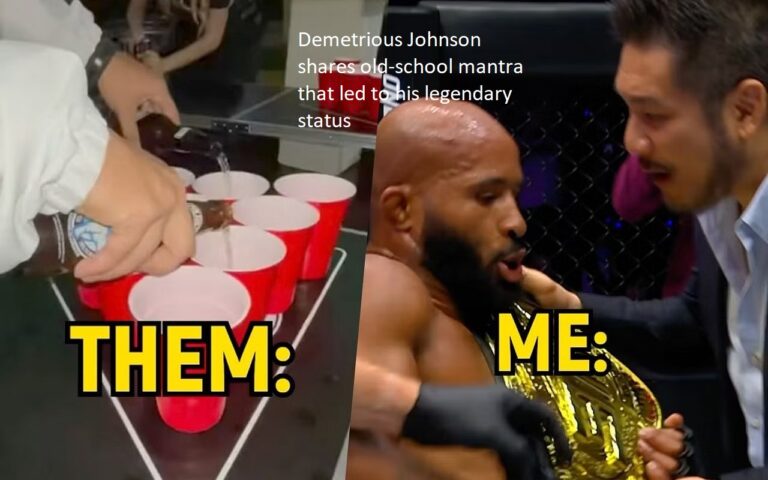 Old-school philosophy is what Demetrious Johnson credits with elevating him to legendary status.
