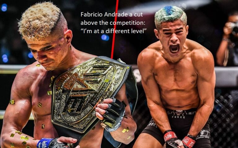 Fabricio Andrade is head and shoulders above the rest of the field: “I’m at a different level”