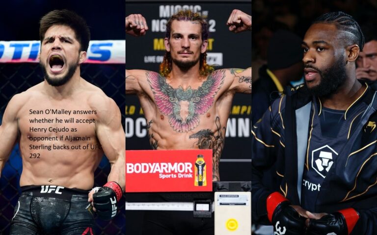 In this video, Sean O’Malley discusses the possibility of facing Henry Cejudo at UFC 292, should Aljamain Sterling withdraw from the fight.