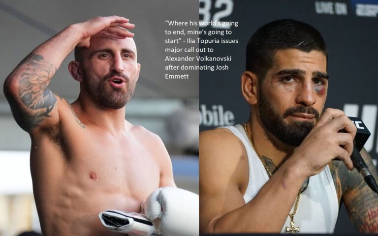 “That’s where my world is going to begin; that’s where his world is going to end.” After his dominant performance over Josh Emmett, Ilia Topuria poses a significant challenge to Alexander Volkanovski.