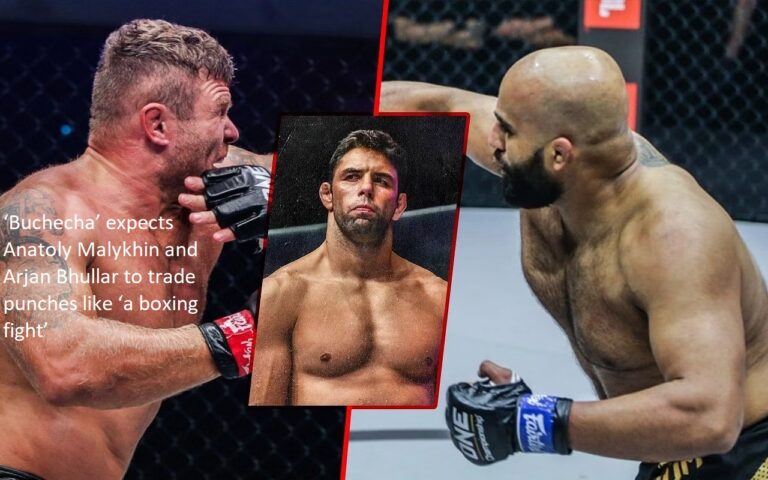 “Buchecha” anticipates that Anatoly Malykhin and Arjan Bhullar will engage in “a boxing fight” style exchange of punches.
