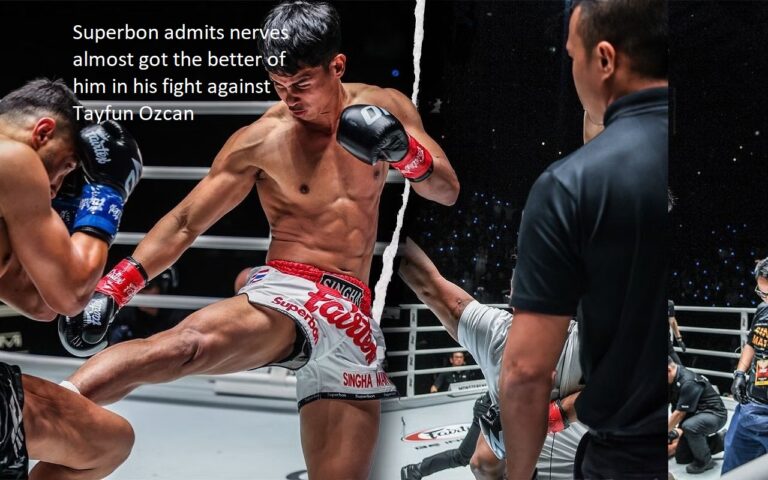 Superbon is the first to acknowledge that his bout with Tayfun Ozcan was nearly lost due to anxiety.