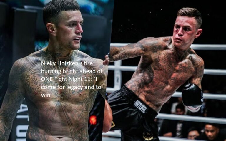 The passion that Nieky Holzken is carrying into ONE Fight Night 11 is burning bright: “I come for legacy, and I come to win.”