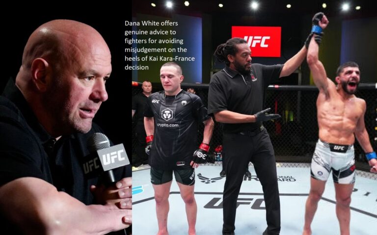 Following the results of the Kai Kara vs. France fight, Dana White gives fighters sincere advise on how to avoid making mistakes in judgment.
