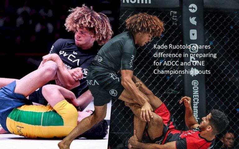 Kade Ruotolo discusses the ways in which his training for ADCC and ONE Championship matches are different.