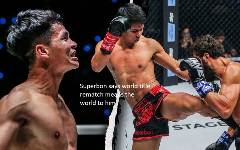 Superbon has stated that a rematch for the world title is extremely important to him.