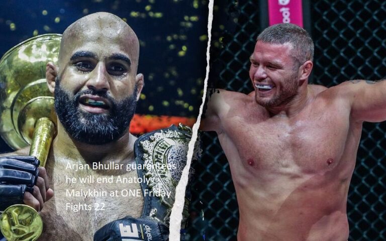 Arjan Bhullar promises that during ONE Friday Fights 22, he will defeat Anatoly Malykhin.