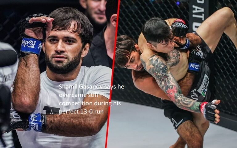 During his undefeated streak of 13-0, Shamil Gasanov claims that he faced some tough opponents.